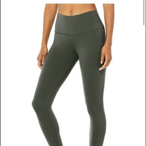 Alo airbrush 7/8 leggings dark cactus